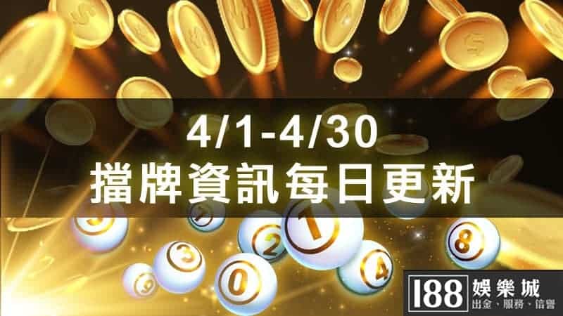 539擋牌即時更新通知–2022年4月